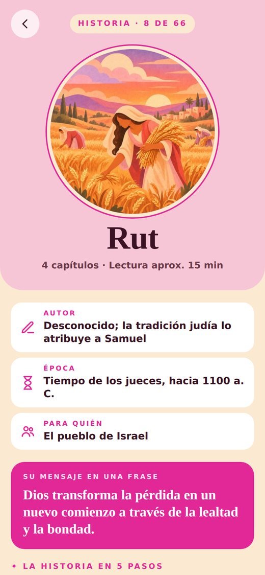 Página de Rut en el app